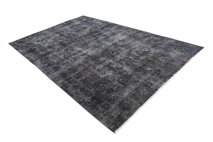 Detail image of 6' 2 x 9' 7 Hand Knotted Ultra Vintage Persian Wool Rug