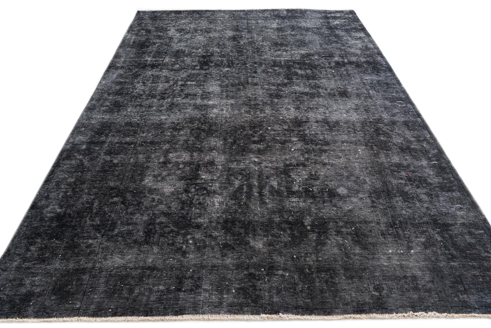 6' 2 x 9' 7 Hand Knotted Ultra Vintage Persian Wool Rug