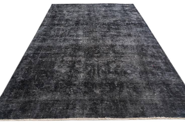 Detail image of 6' 2 x 9' 7 Hand Knotted Ultra Vintage Persian Wool Rug