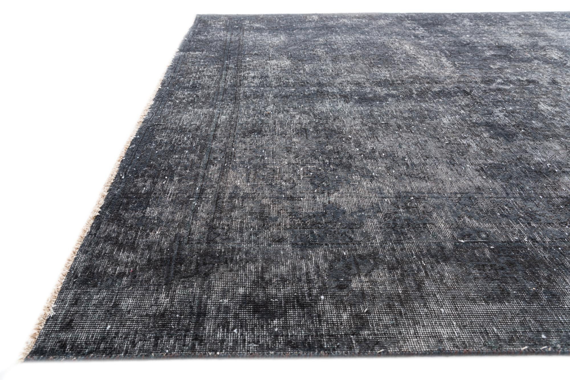 6' 2 x 9' 7 Hand Knotted Ultra Vintage Persian Wool Rug