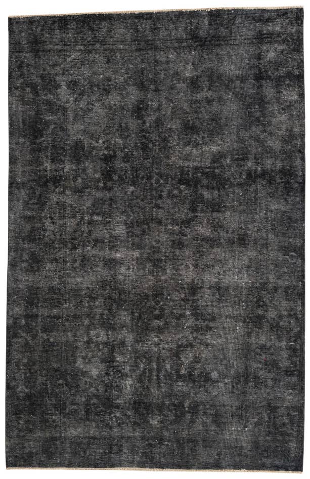 Detail image of 6' 2 x 9' 7 Hand Knotted Ultra Vintage Persian Wool Rug