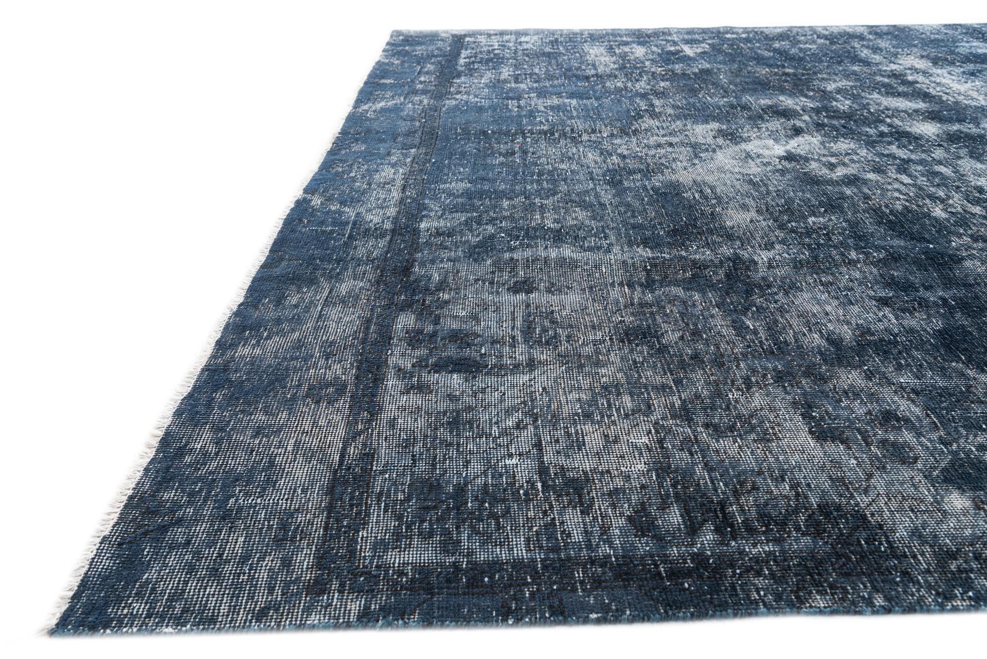 7' 7 x 11' 4 Hand Knotted Ultra Vintage Persian Wool Rug