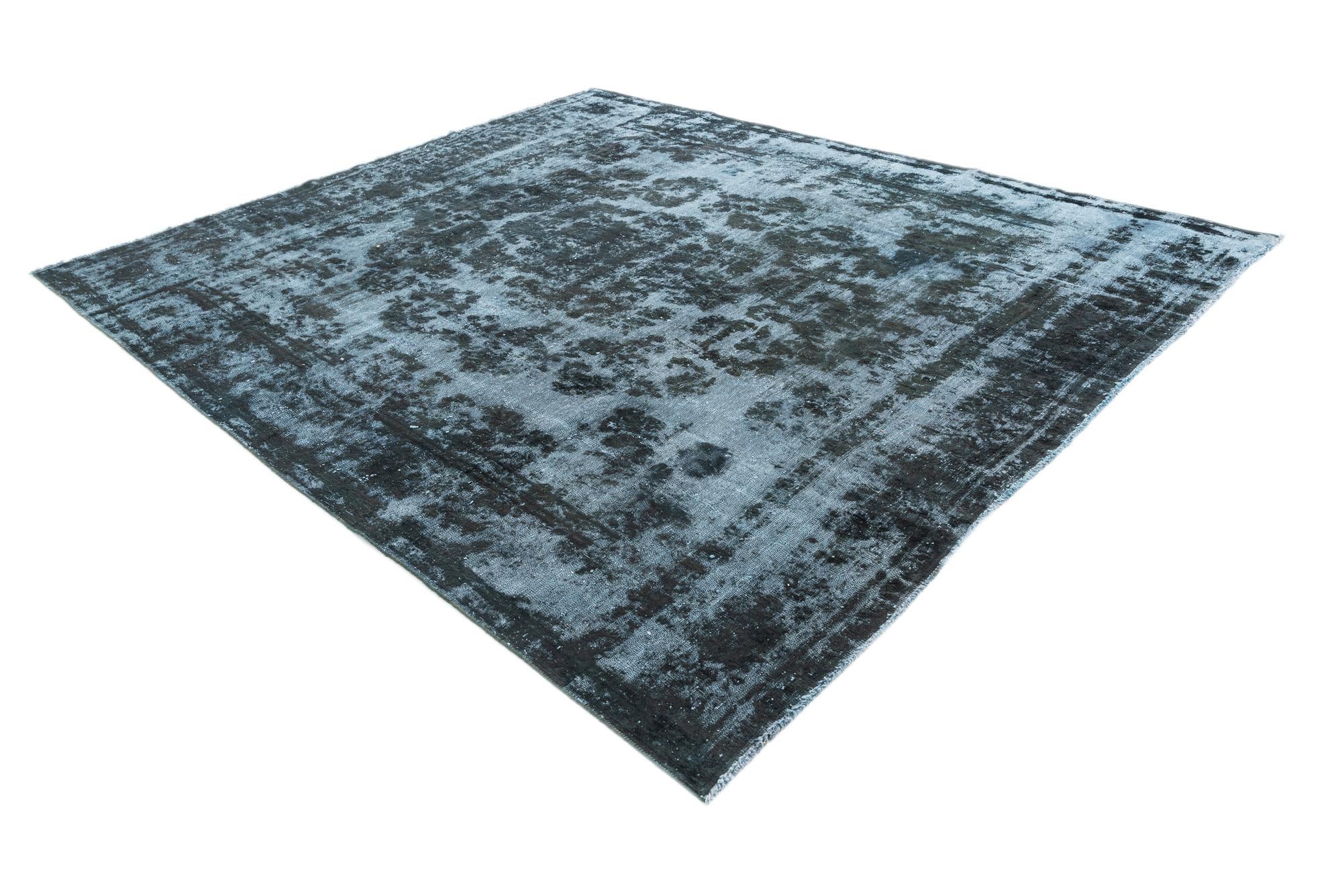 8' x 9' 6 Hand Knotted Ultra Vintage Persian Wool Rug