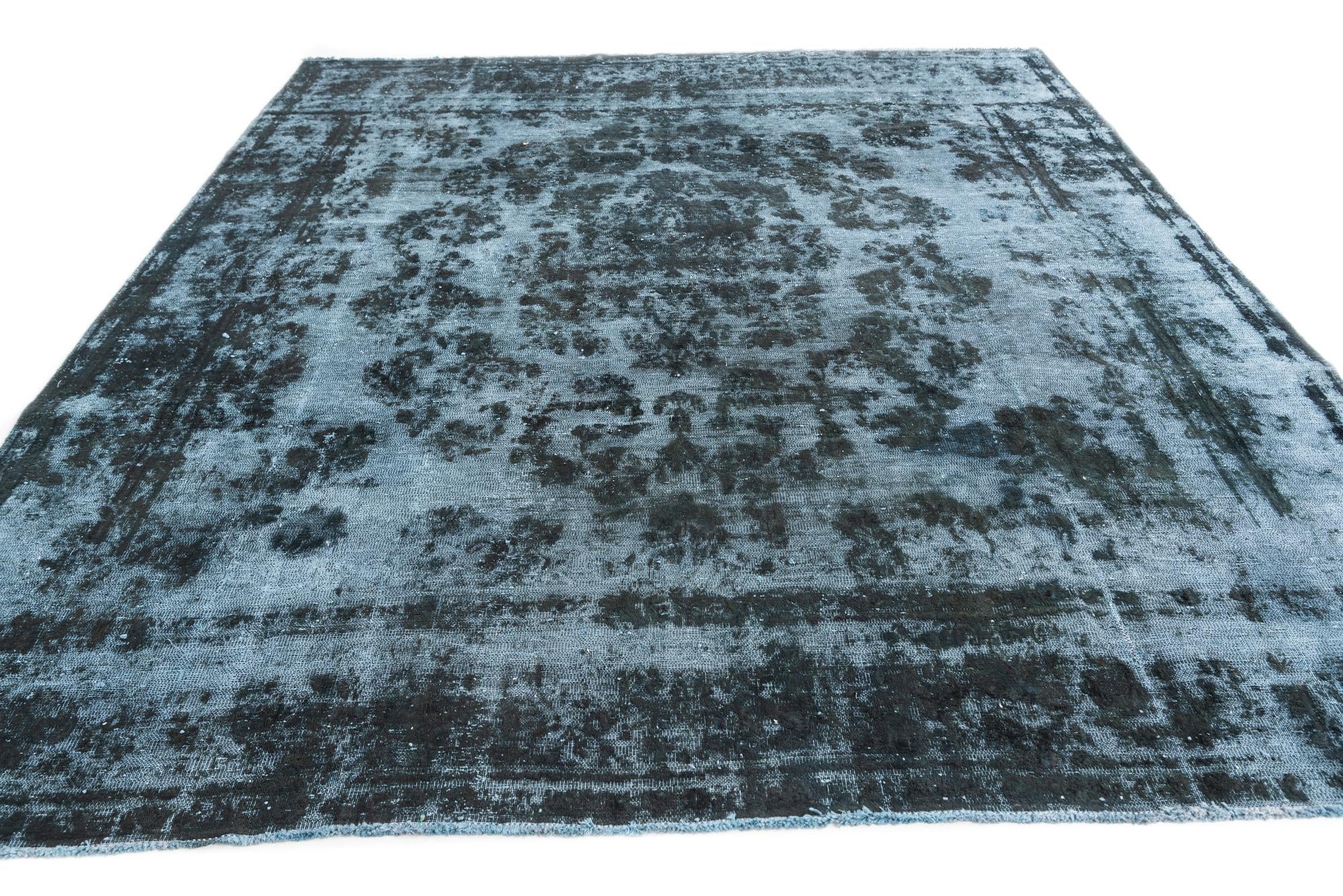 8' x 9' 6 Hand Knotted Ultra Vintage Persian Wool Rug