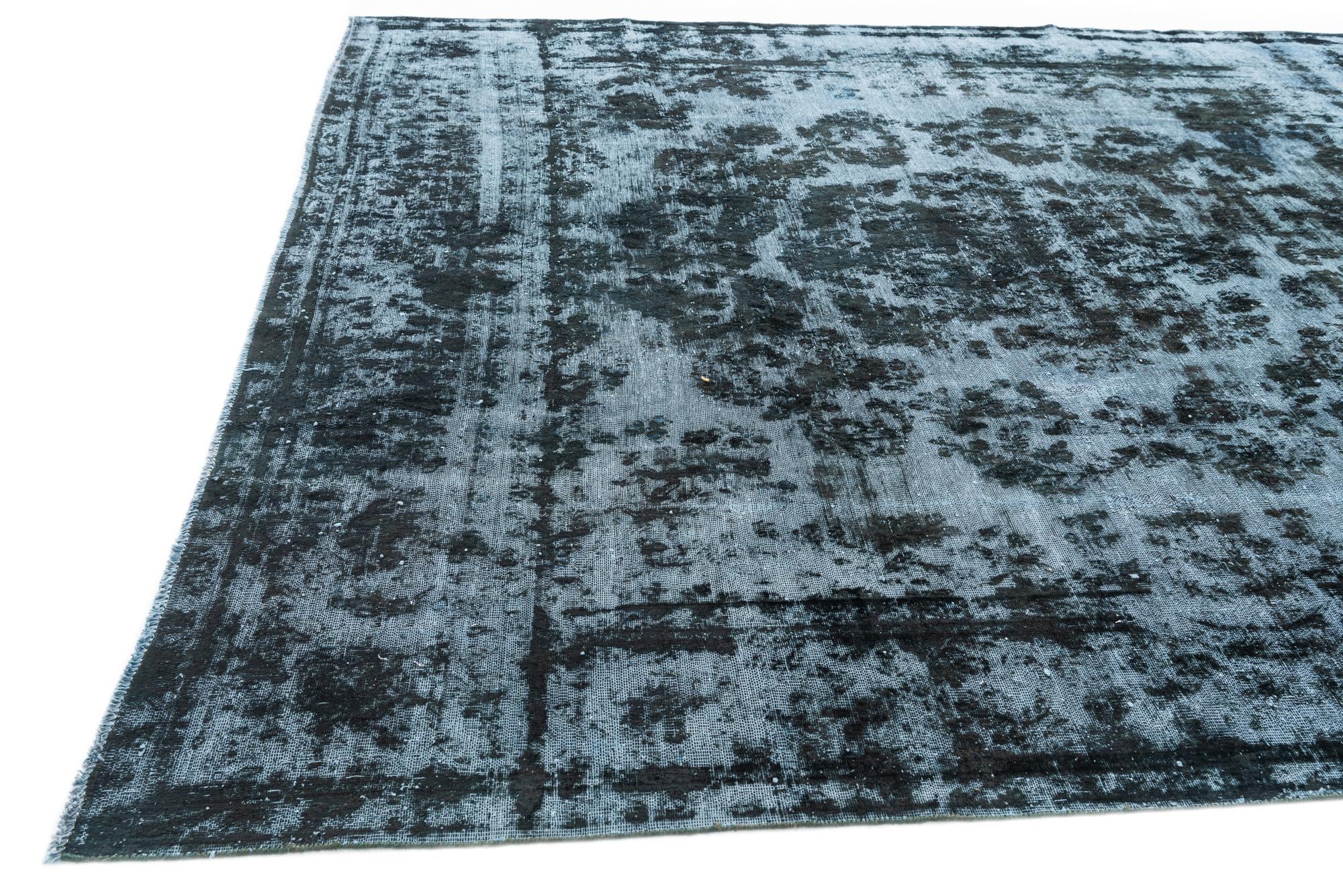 8' x 9' 6 Hand Knotted Ultra Vintage Persian Wool Rug