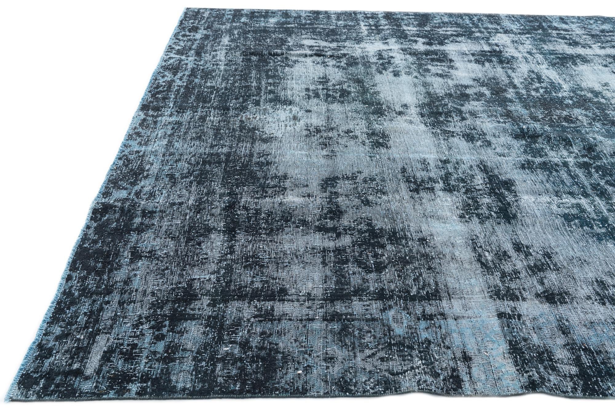 9' 1 x 12' Hand Knotted Ultra Vintage Persian Wool Rug