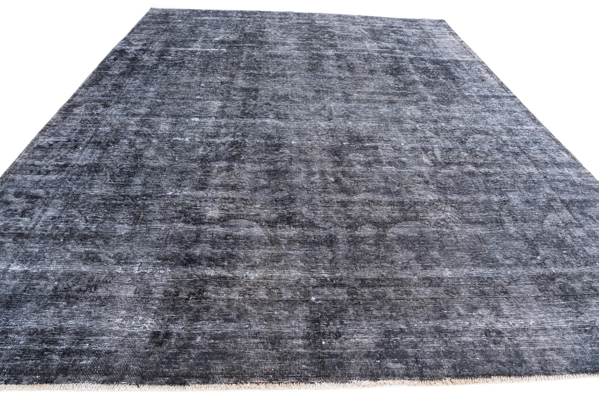 9' 5 x 12' 2 Hand Knotted Ultra Vintage Persian Wool Rug
