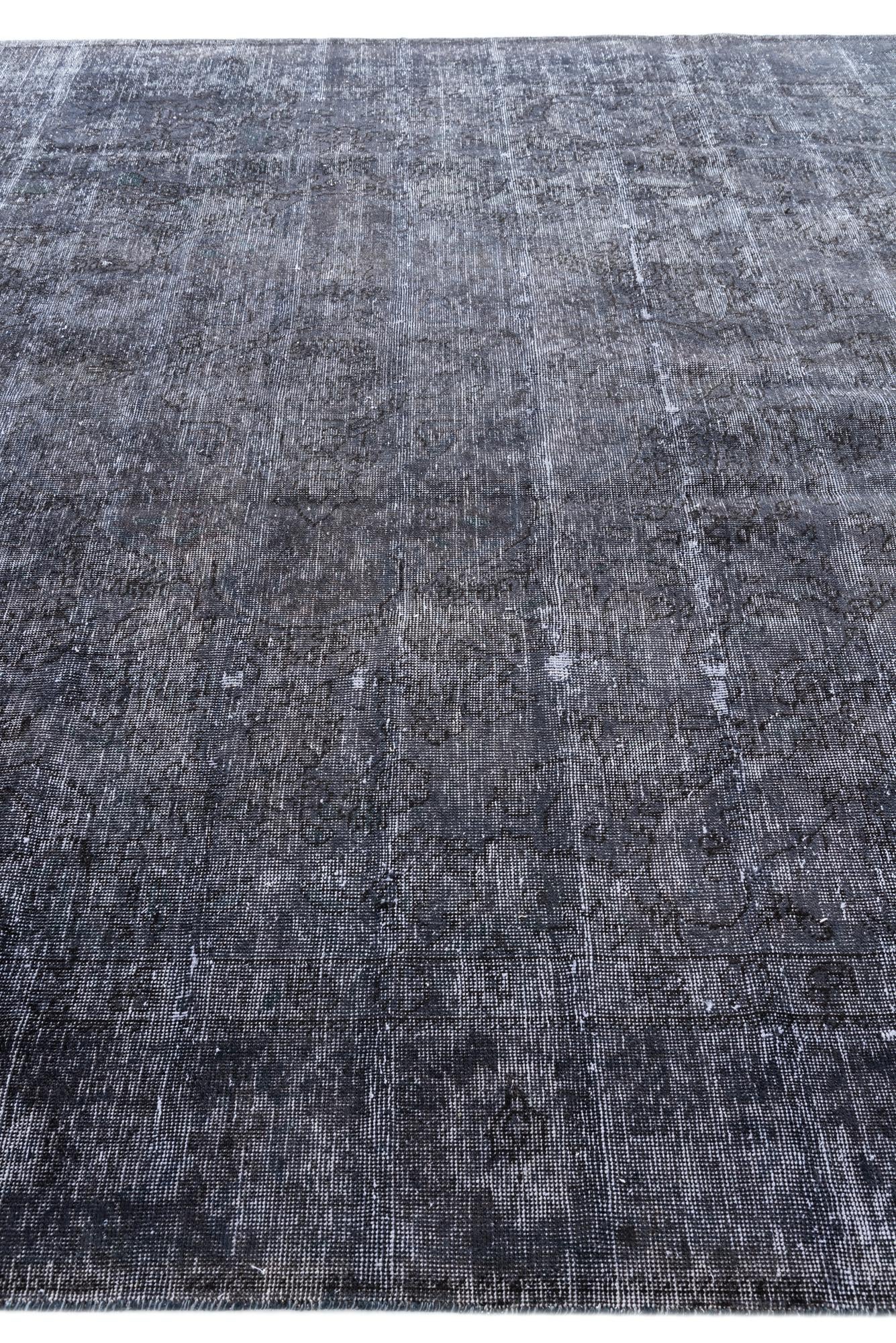 9' 5 x 12' 2 Hand Knotted Ultra Vintage Persian Wool Rug