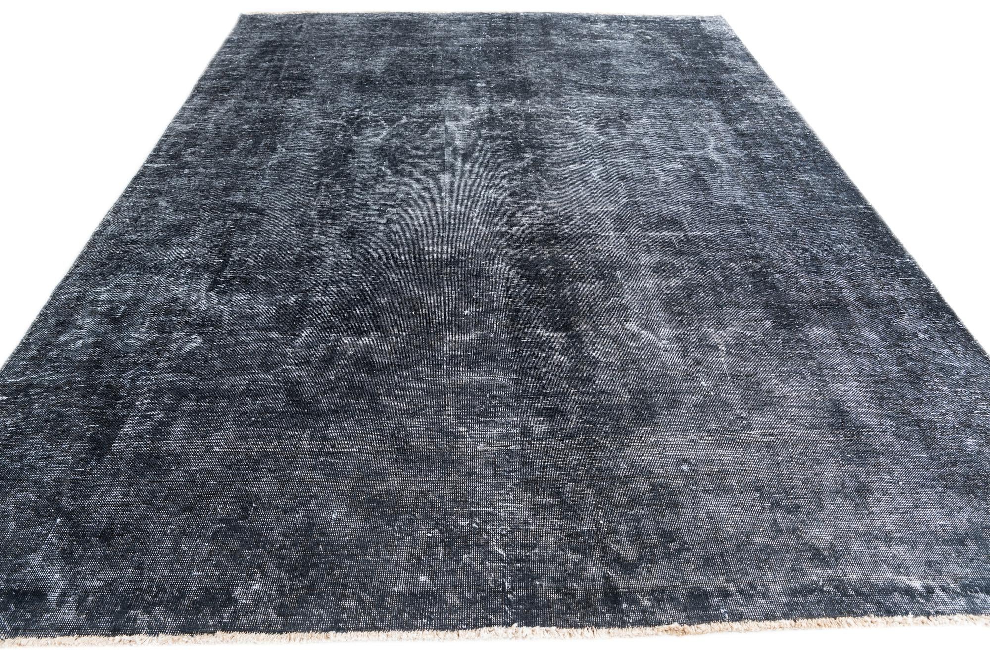 7' 4 x 10' 3 Hand Knotted Ultra Vintage Persian Wool Rug