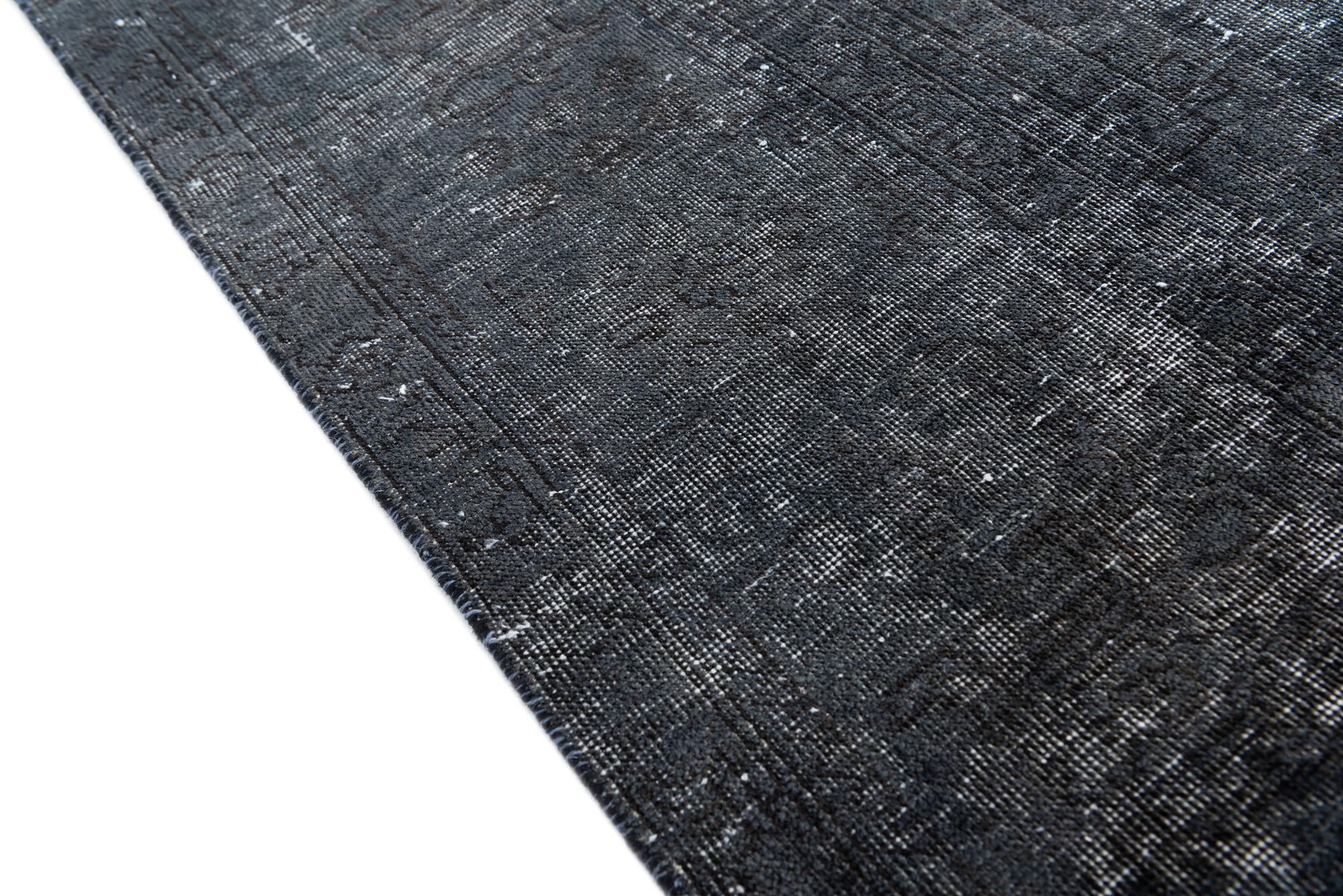 8' 8 x 11' 2 Hand Knotted Ultra Vintage Persian Wool Rug