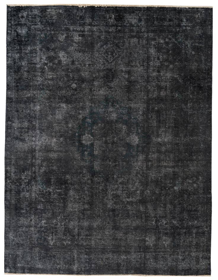 Detail image of 8' 8 x 11' 2 Hand Knotted Ultra Vintage Persian Wool Rug