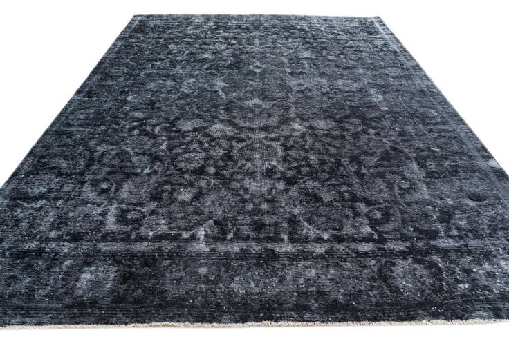 Detail image of 8' x 11' Hand Knotted Ultra Vintage Persian Wool Rug