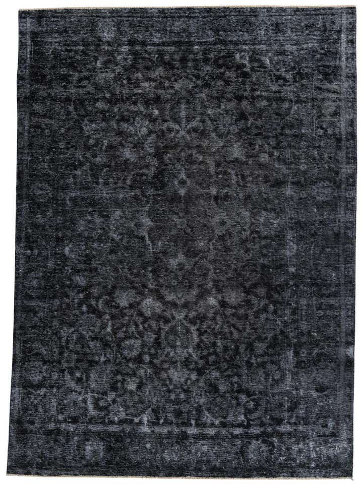 8' x 11' Hand Knotted Ultra Vintage Persian Wool Rug