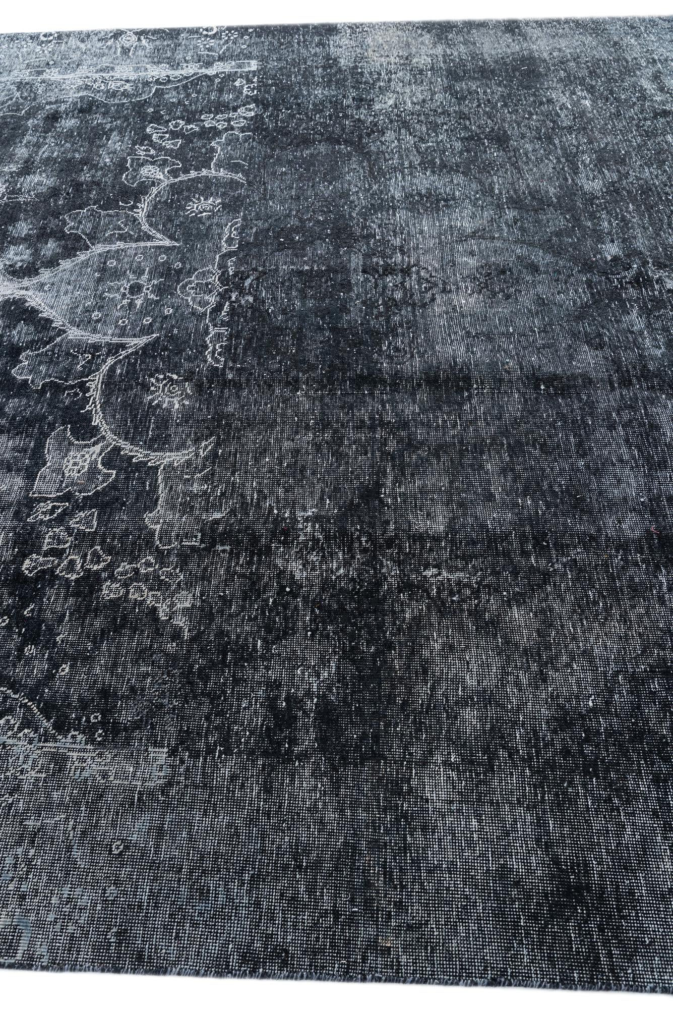9' x 12' 1 Hand Knotted Ultra Vintage Persian Wool Rug