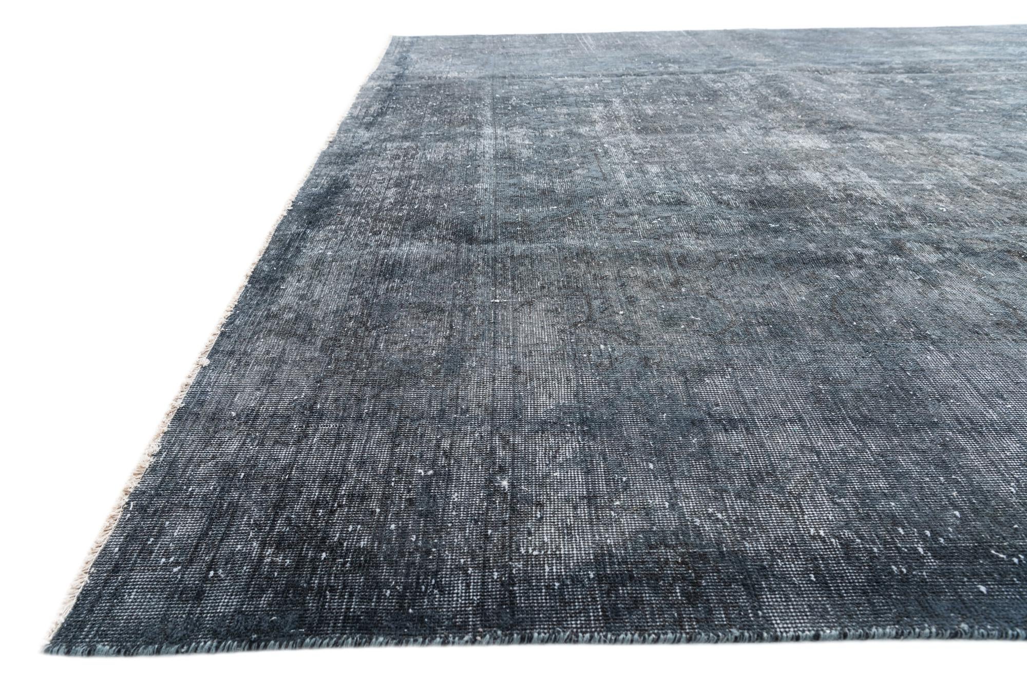 9' 1 x 12' 7 Hand Knotted Ultra Vintage Persian Wool Rug