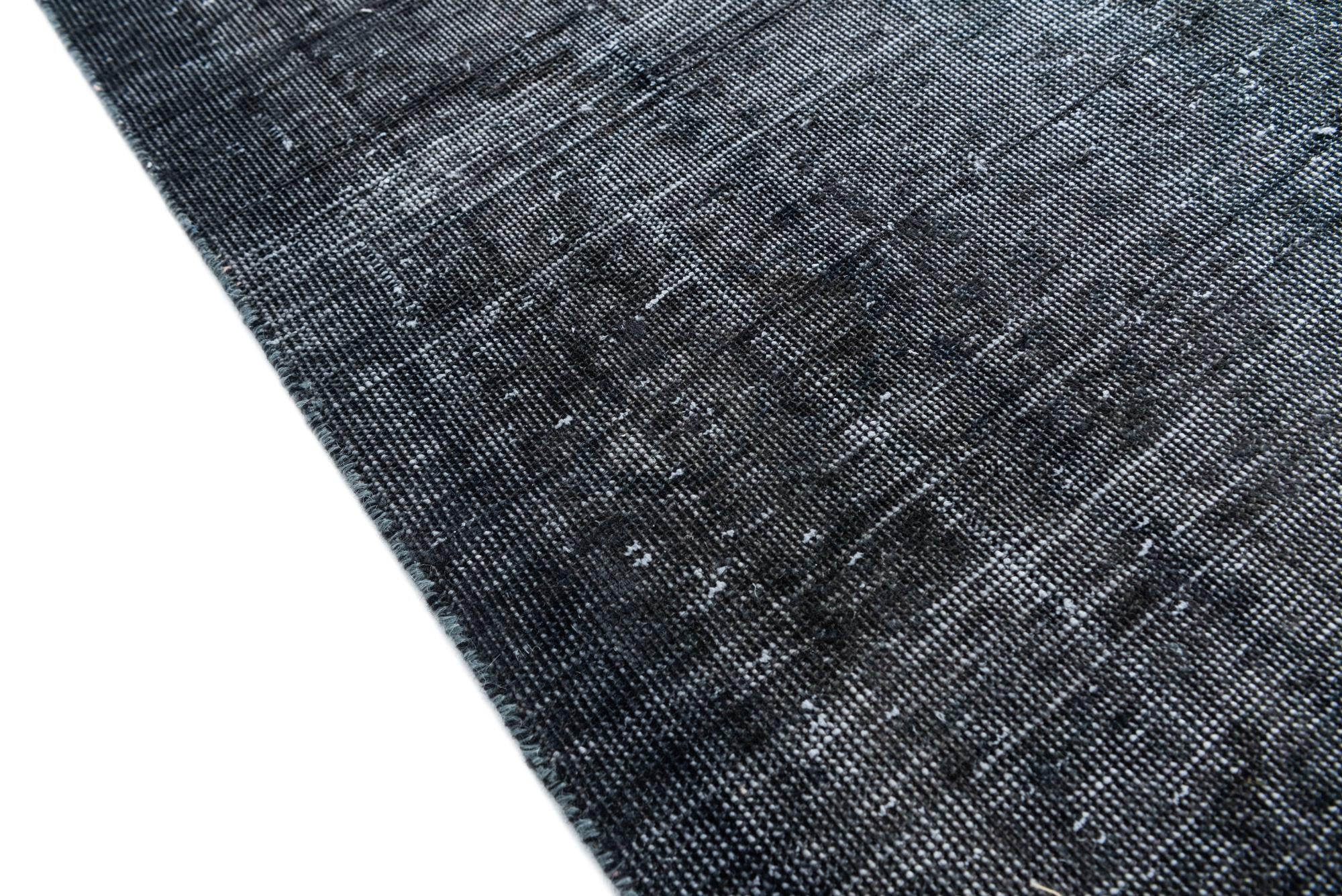 9' 1 x 12' 7 Hand Knotted Ultra Vintage Persian Wool Rug