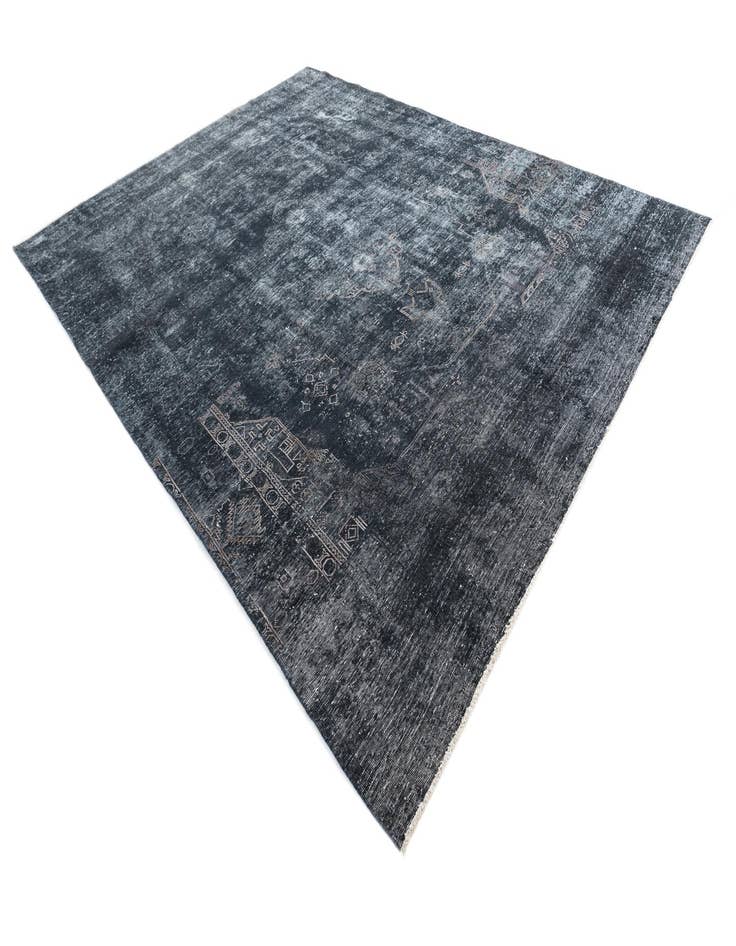 Detail image of 9' 2 x 12' 4  Hand Knotted Ultra Vintage Persian Wool Rug