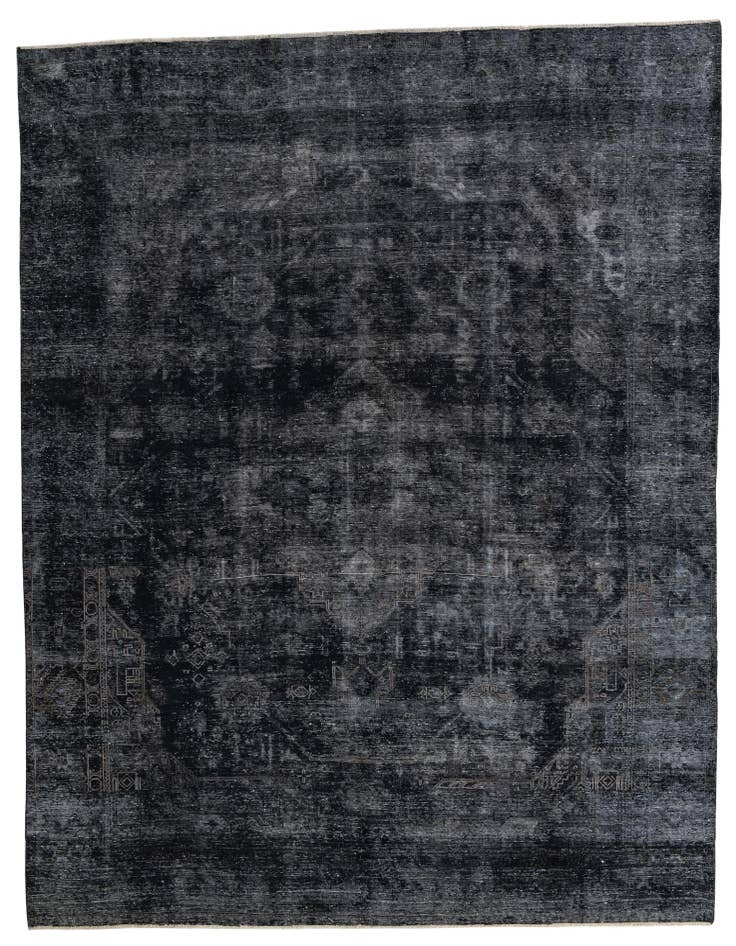 Detail image of 9' 2 x 12' 4 Hand Knotted Ultra Vintage Persian Wool Rug