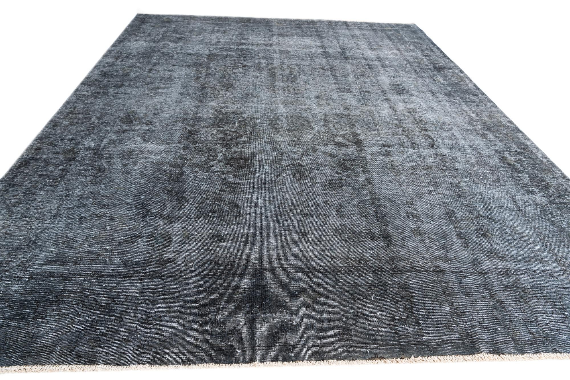 9' 4 x 12' 3 Hand Knotted Ultra Vintage Persian Wool Rug