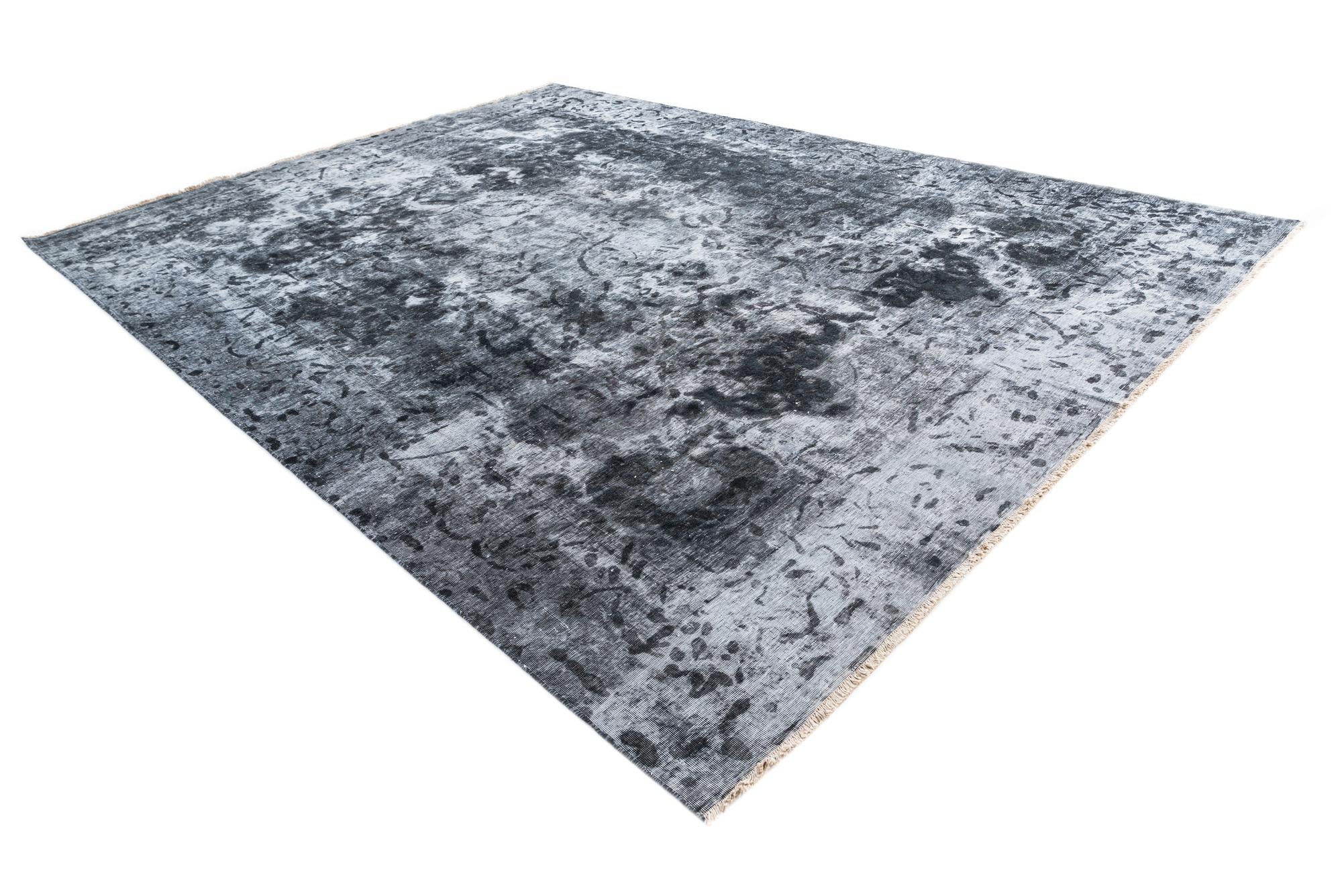 9' 4 x 12' 6 Hand Knotted Ultra Vintage Persian Wool Rug