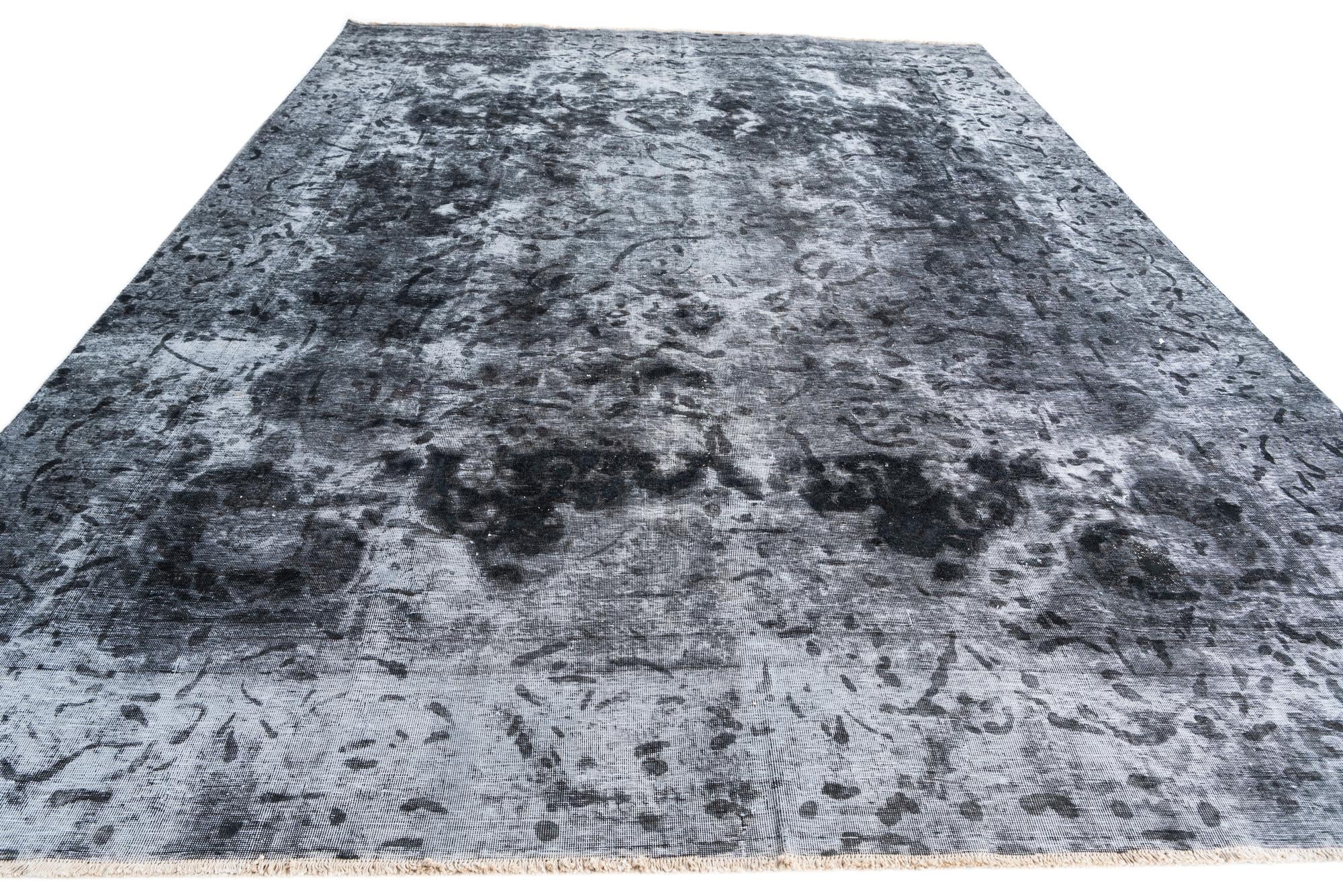 9' 4 x 12' 6 Hand Knotted Ultra Vintage Persian Wool Rug