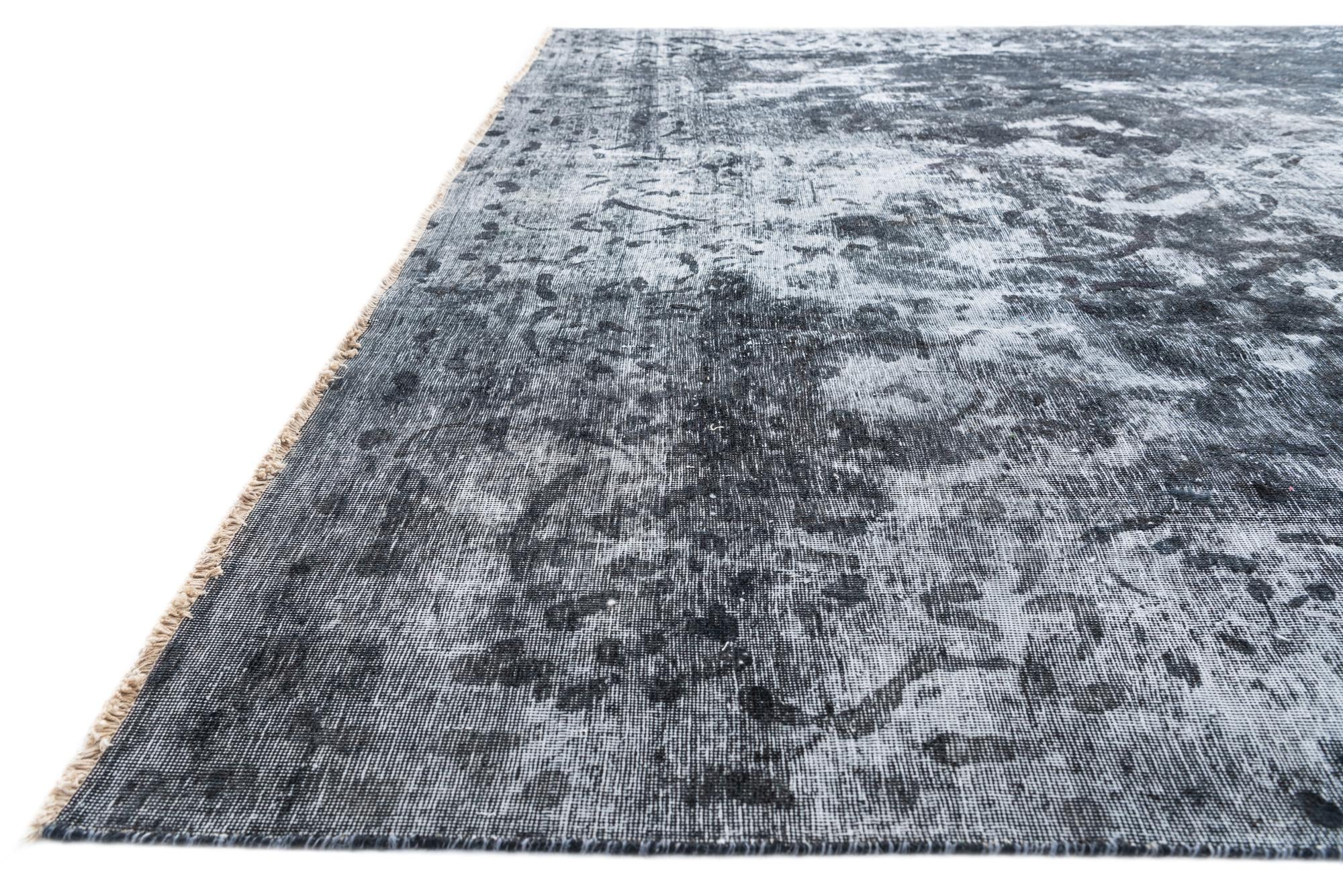 9' 4 x 12' 6 Hand Knotted Ultra Vintage Persian Wool Rug
