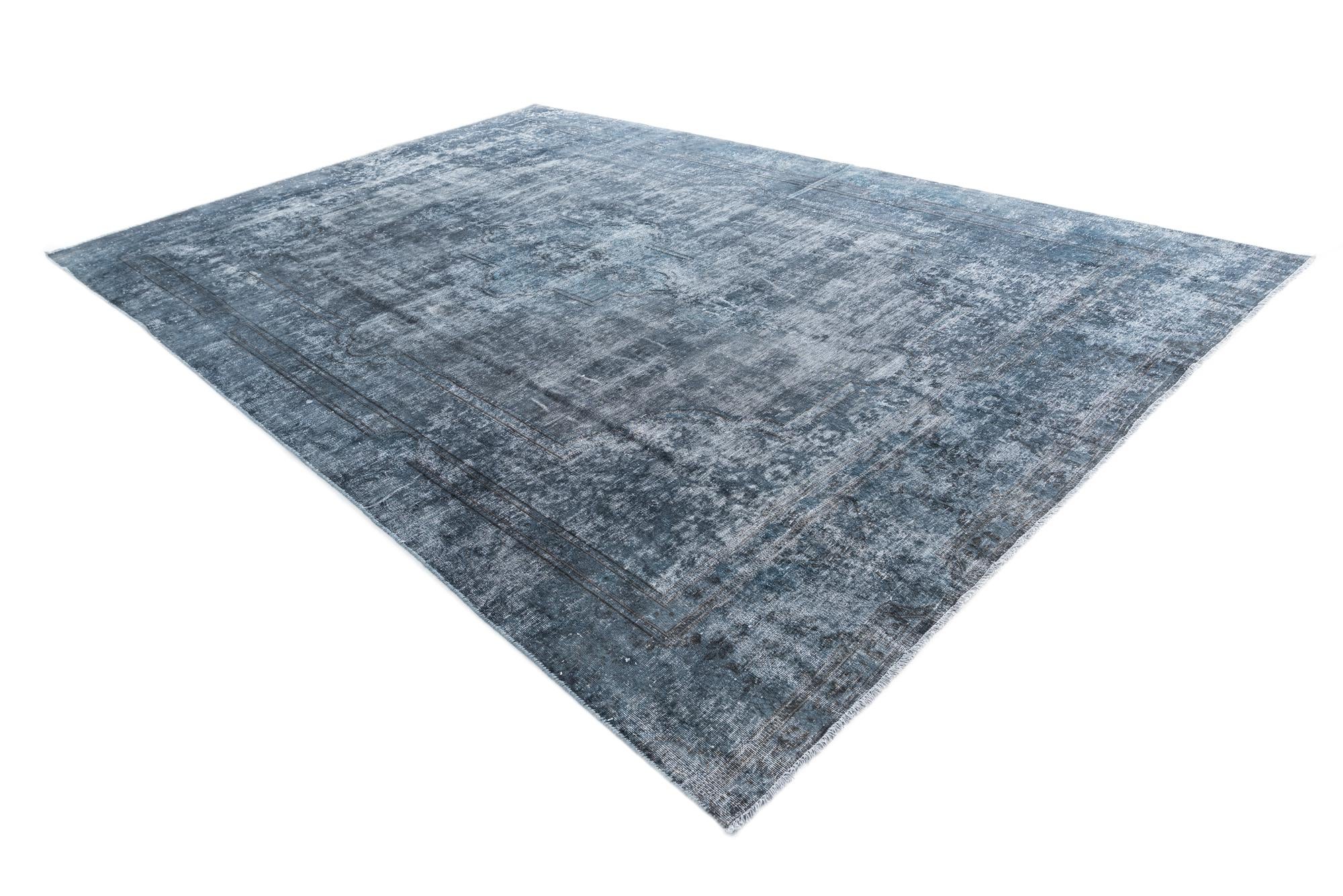 8' 8 x 12' 10 Hand Knotted Ultra Vintage Persian Wool Rug