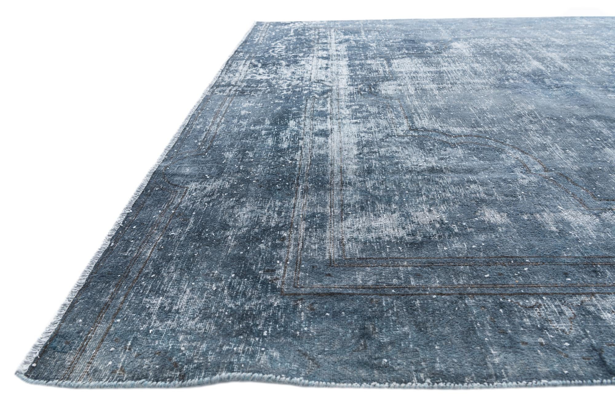 8' 8 x 12' 10 Hand Knotted Ultra Vintage Persian Wool Rug
