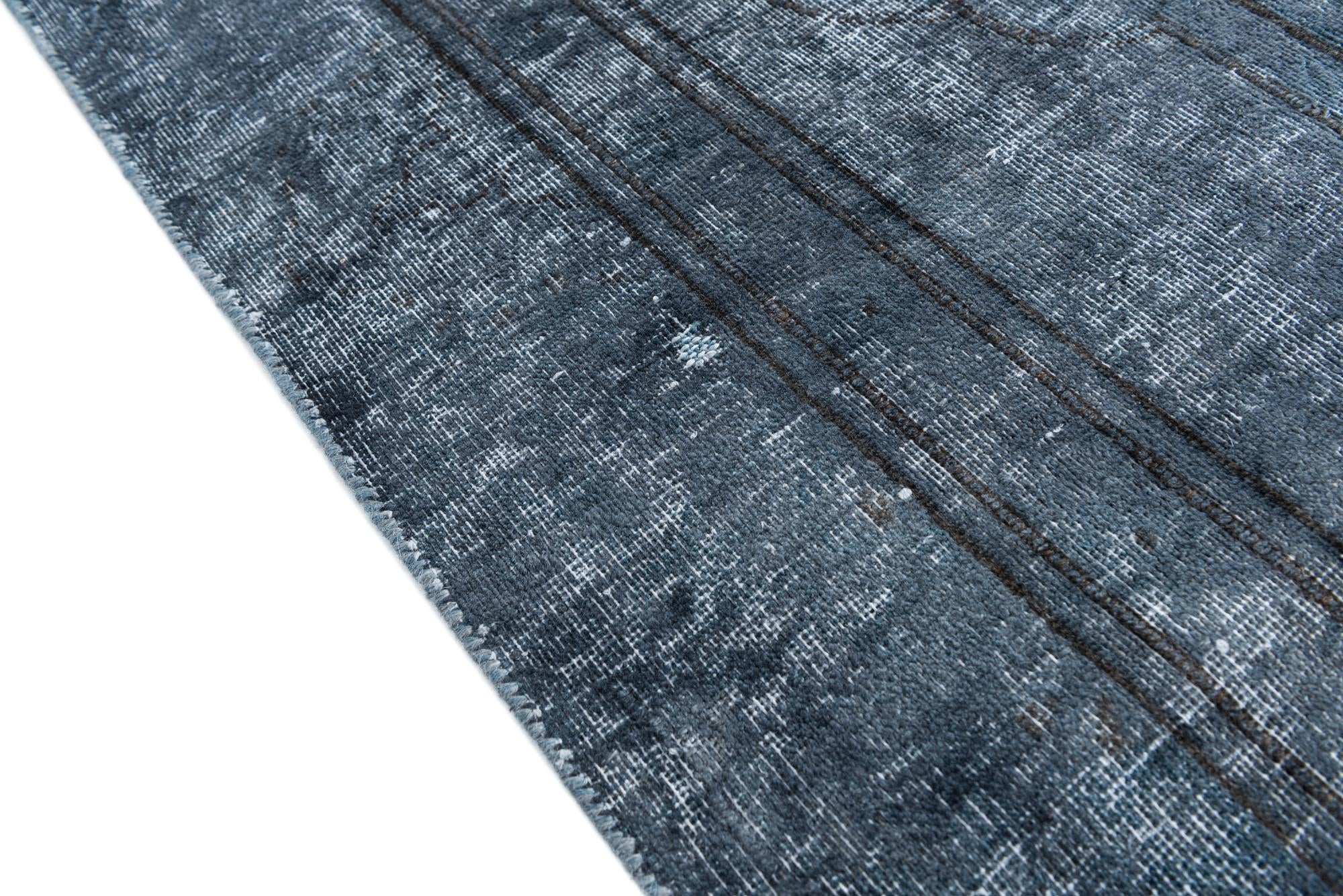 8' 8 x 12' 10 Hand Knotted Ultra Vintage Persian Wool Rug
