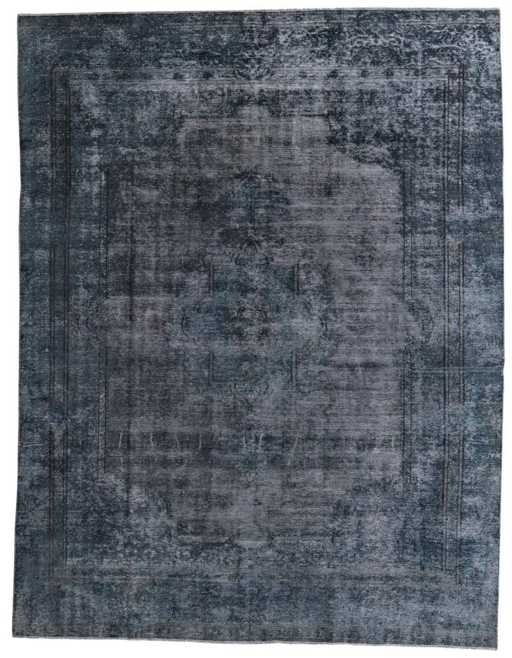 Detail image of 8' 8 x 12' 10 Hand Knotted Ultra Vintage Persian Wool Rug