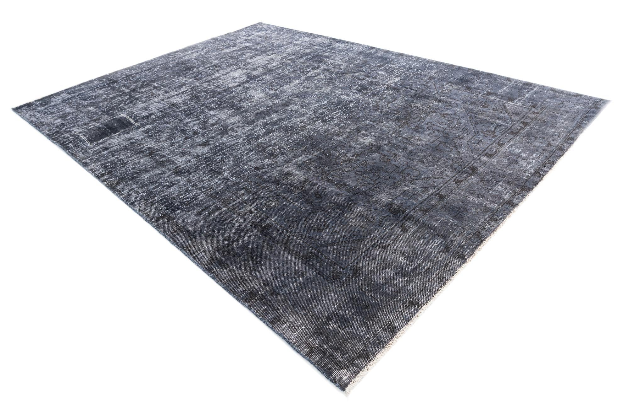 8' x 10' 9 Hand Knotted Ultra Vintage Persian Wool Rug