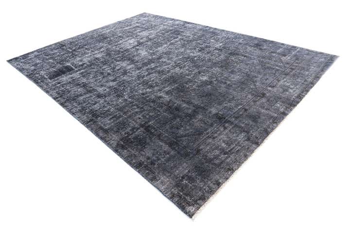 8' x 10' 9 Hand Knotted Ultra Vintage Persian Wool Rug