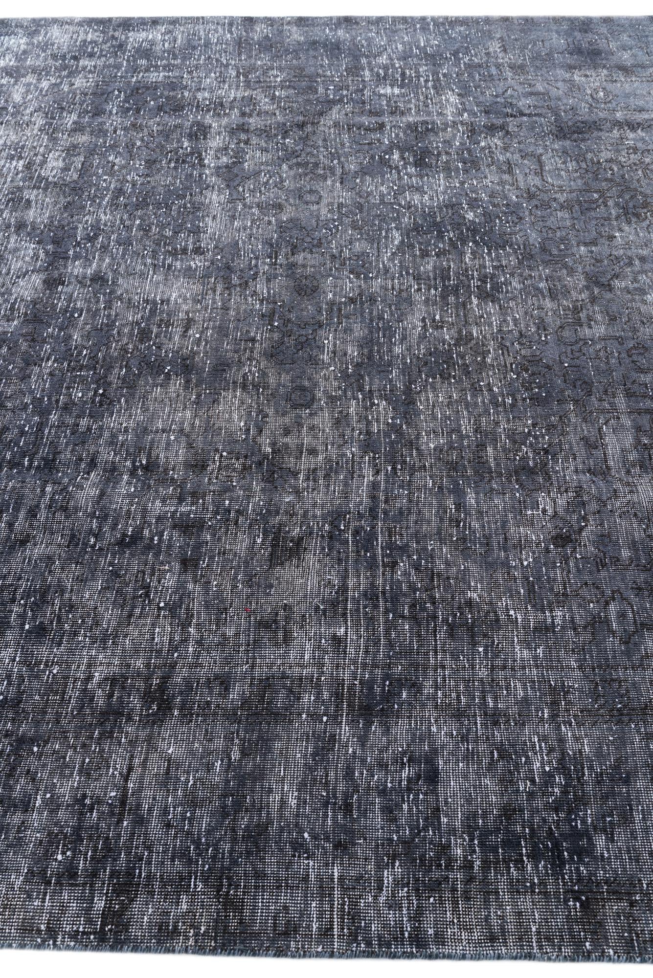 8' x 10' 9 Hand Knotted Ultra Vintage Persian Wool Rug