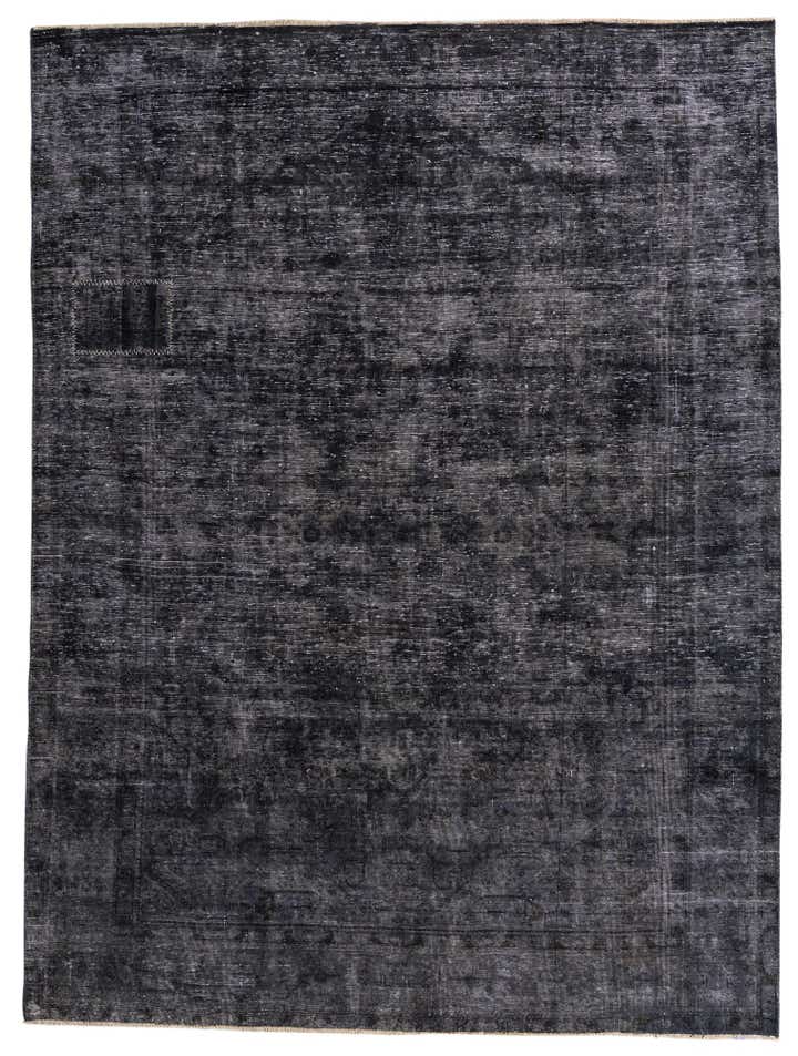 8' x 10' 9 Hand Knotted Ultra Vintage Persian Wool Rug