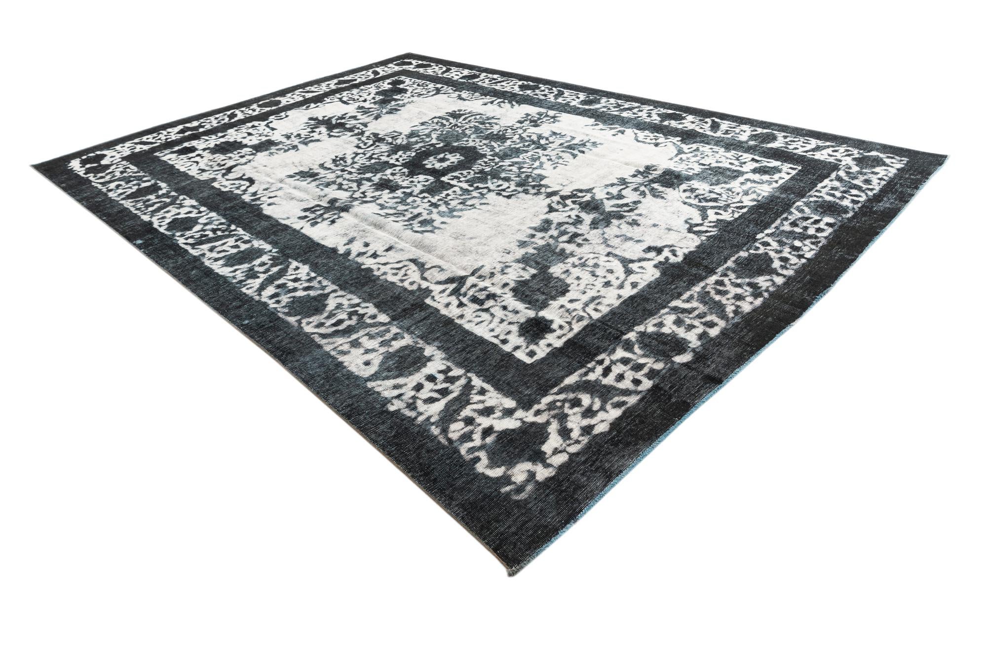 9' 1 x 12' 4 Hand Knotted Ultra Vintage Persian Wool Rug