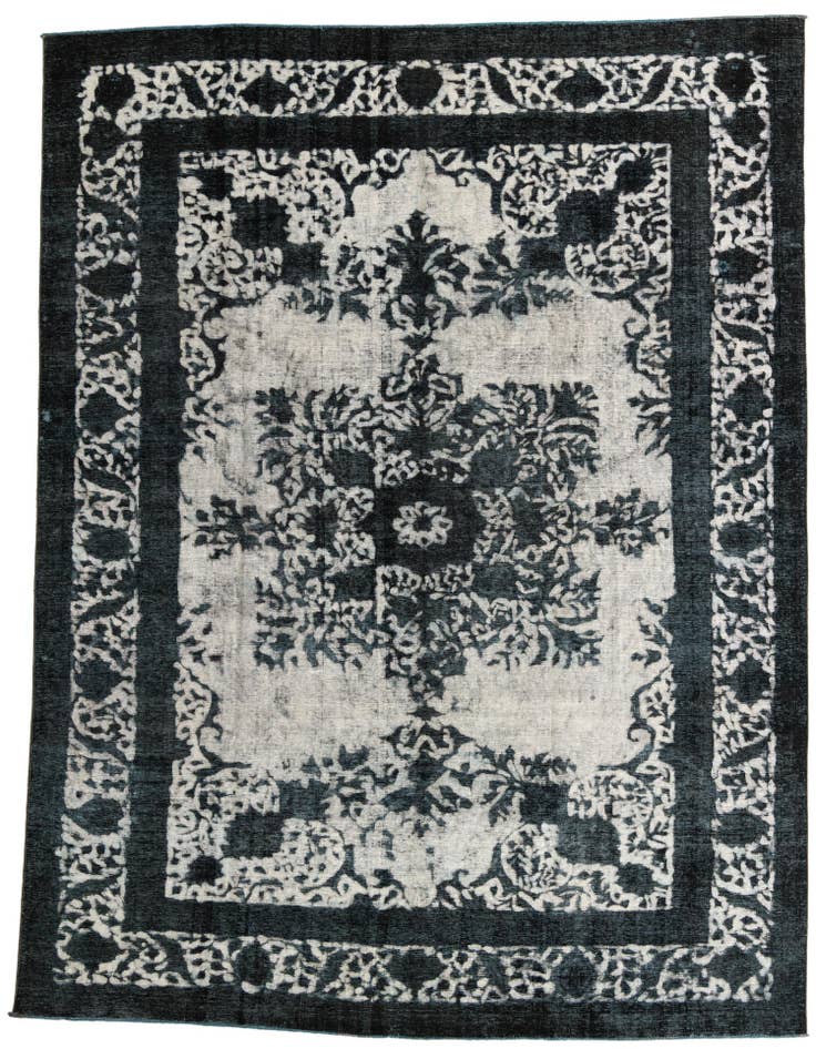 Detail image of 9' 1 x 12' 4 Hand Knotted Ultra Vintage Persian Wool Rug
