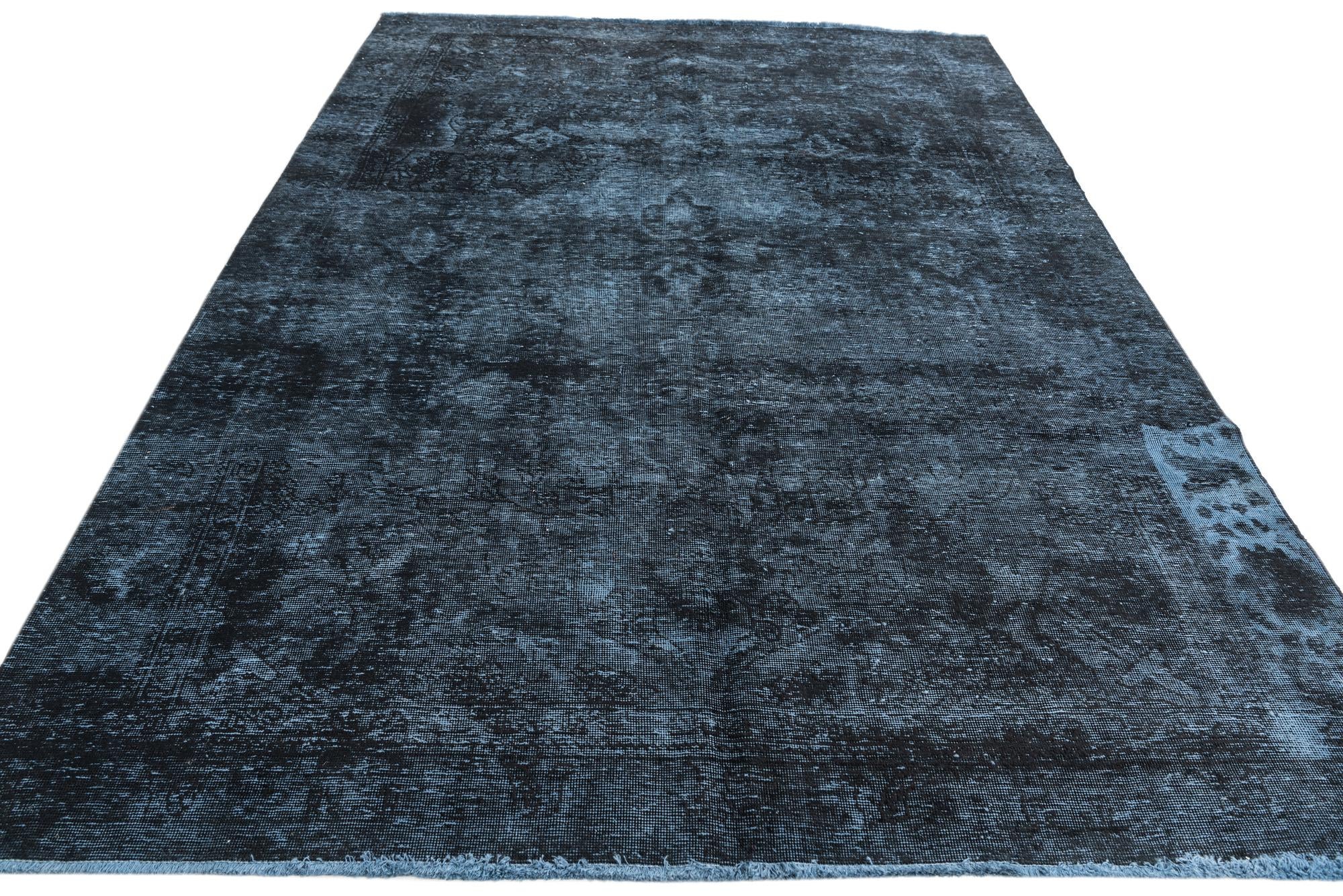 6' 7 x 10' 4 Hand Knotted Ultra Vintage Persian Wool Rug