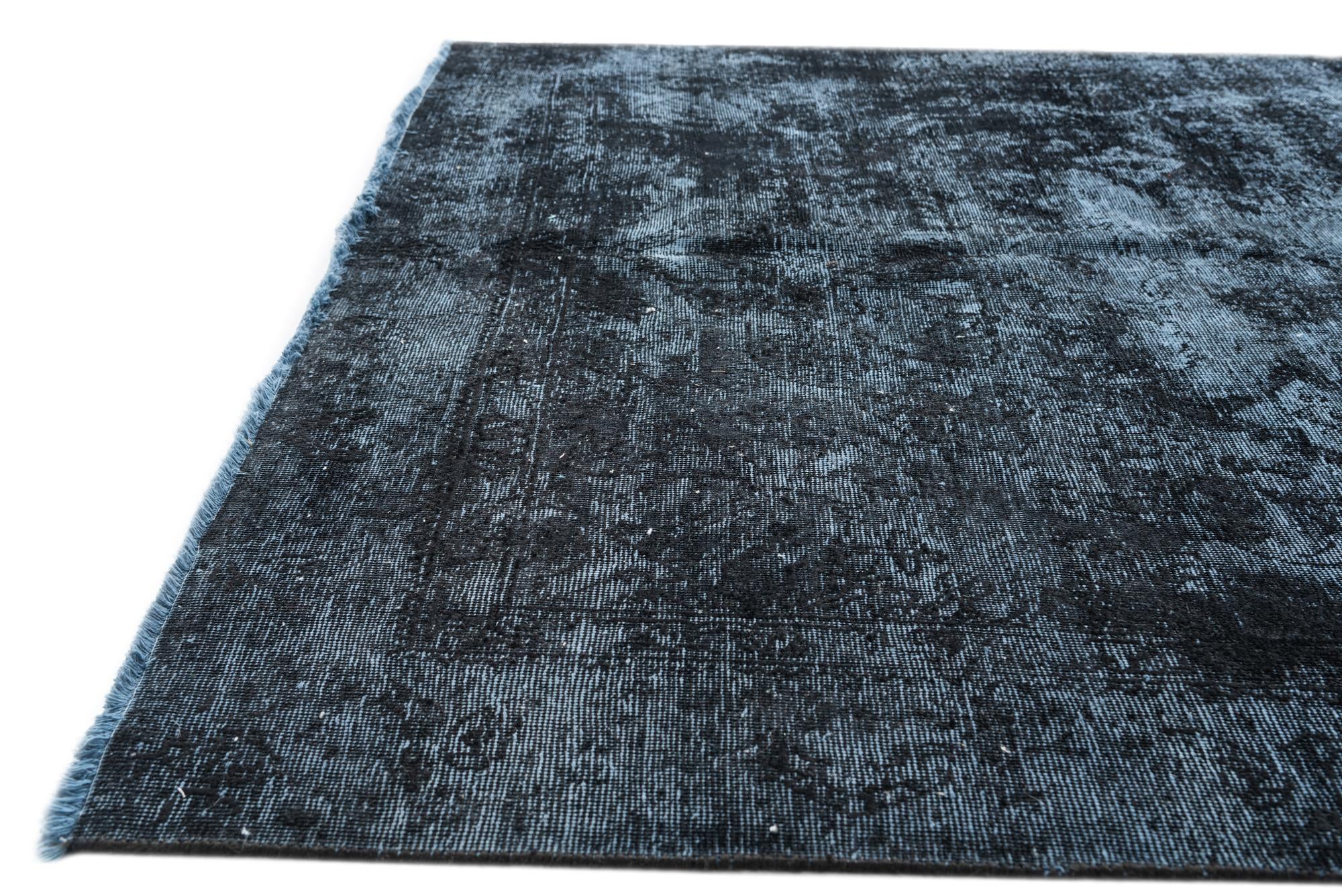 6' 7 x 10' 4 Hand Knotted Ultra Vintage Persian Wool Rug