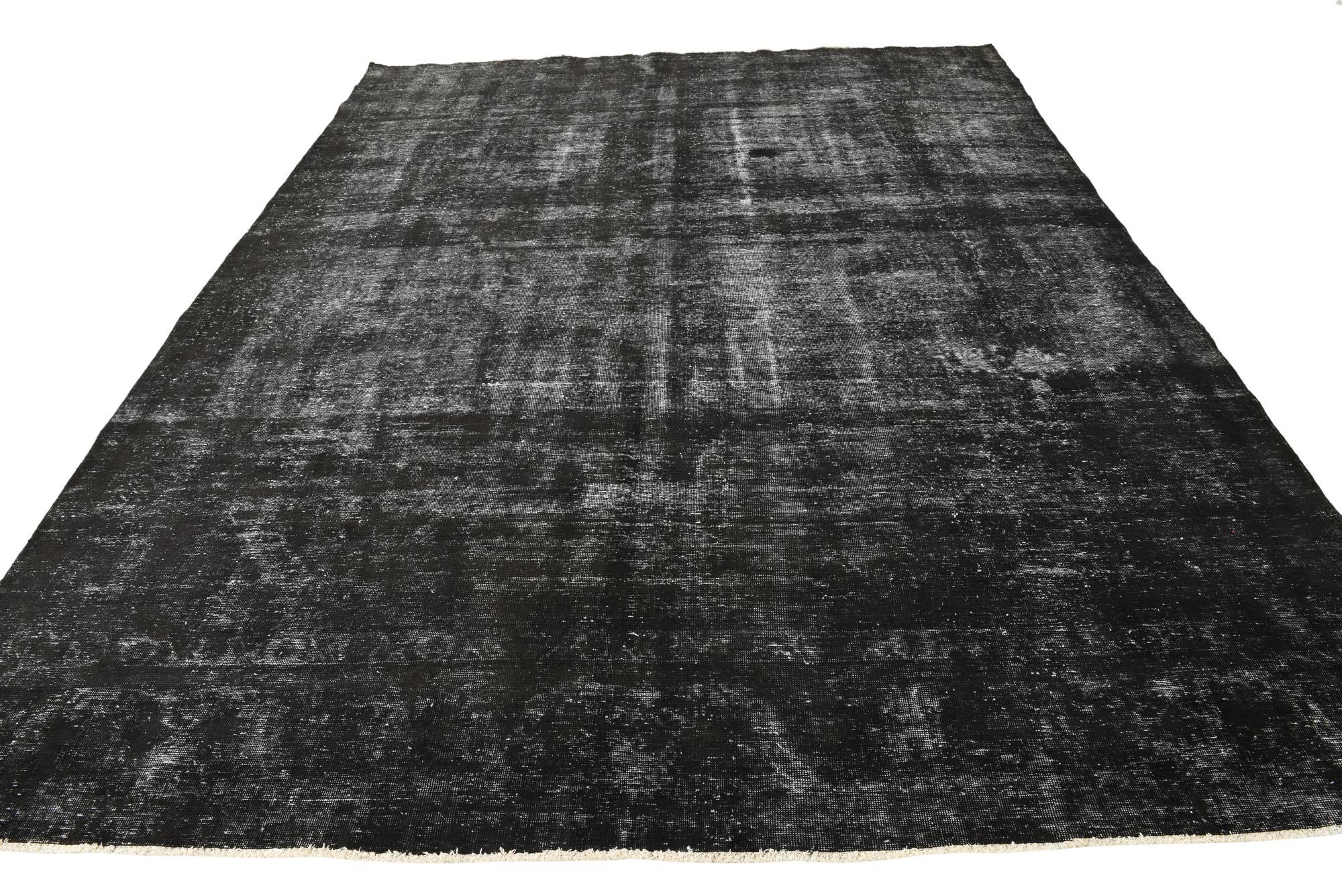 9' 4 x 12' 3 Hand Knotted Ultra Vintage Persian Wool Rug