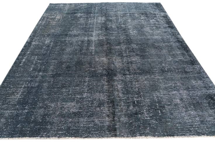 Detail image of 6' 8 x 8' 9 Hand Knotted Ultra Vintage Persian Wool Rug