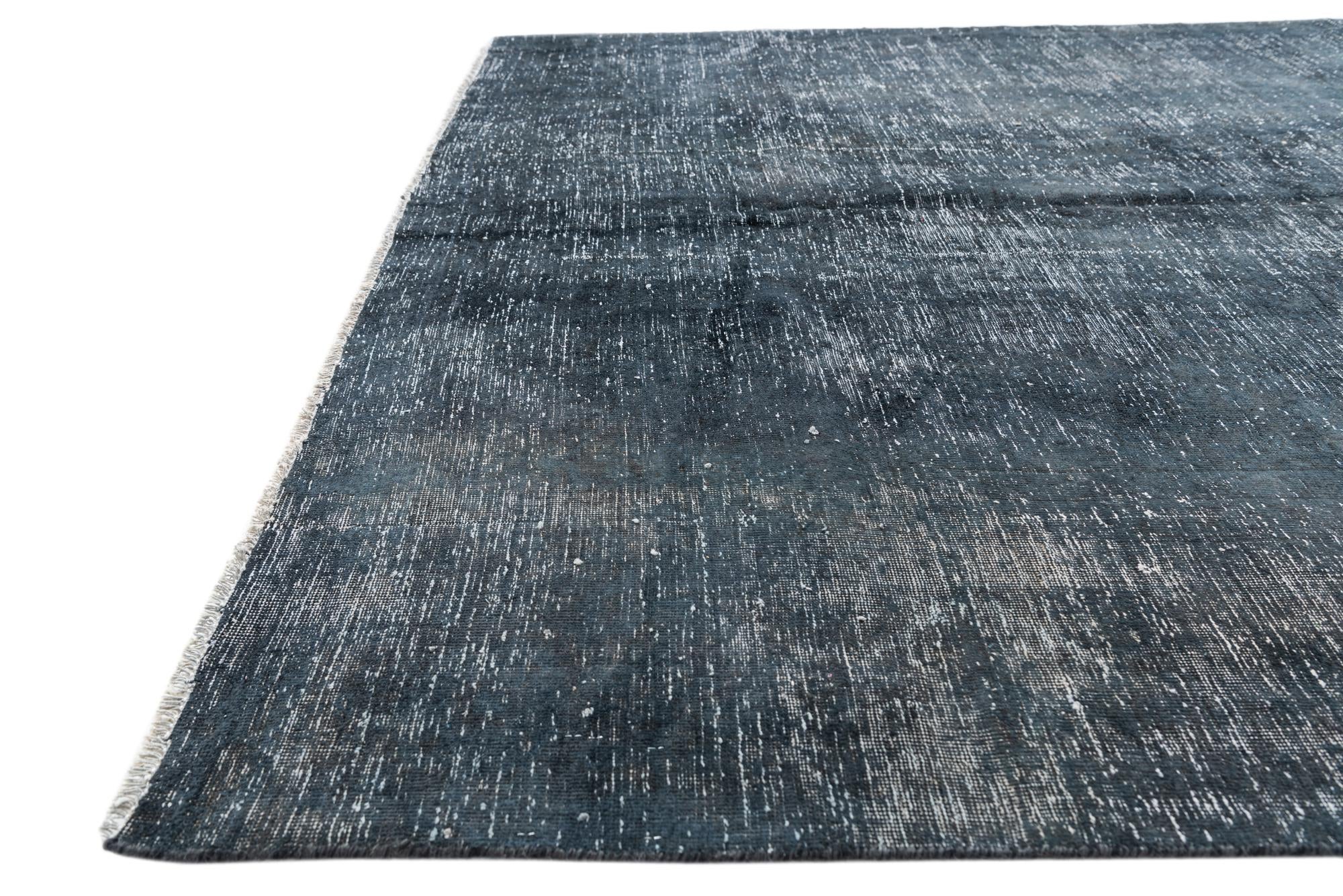 6' 8 x 8' 9 Hand Knotted Ultra Vintage Persian Wool Rug