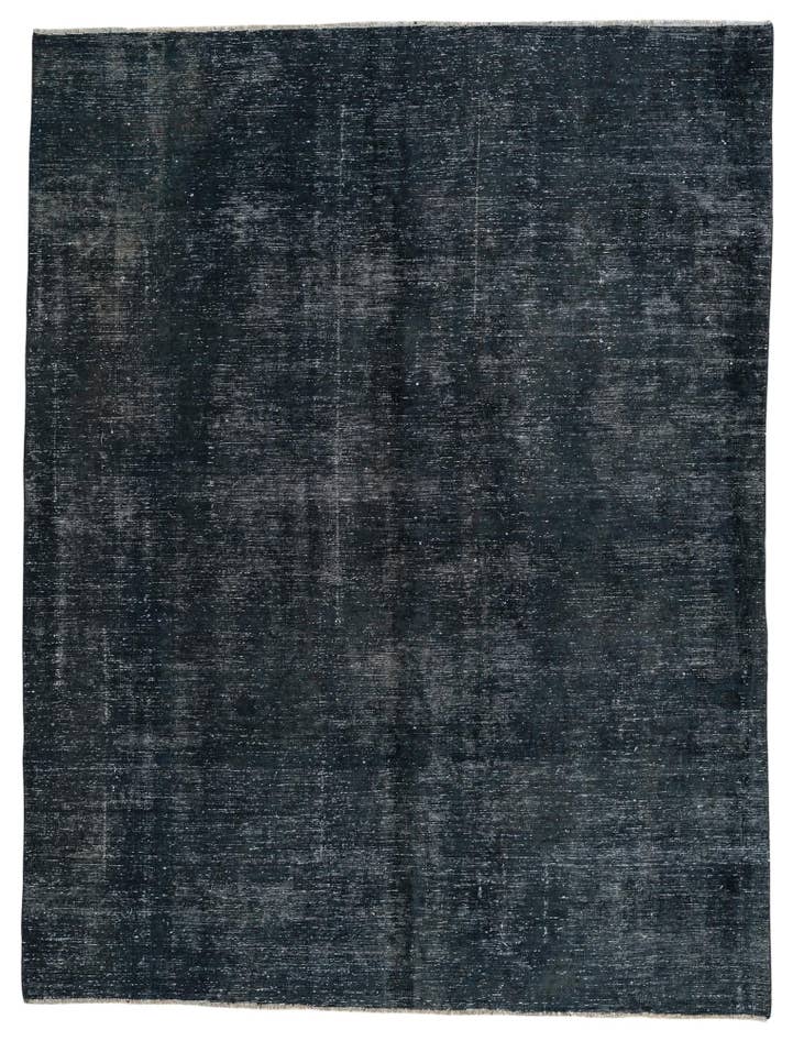 Detail image of 6' 8 x 8' 9 Hand Knotted Ultra Vintage Persian Wool Rug