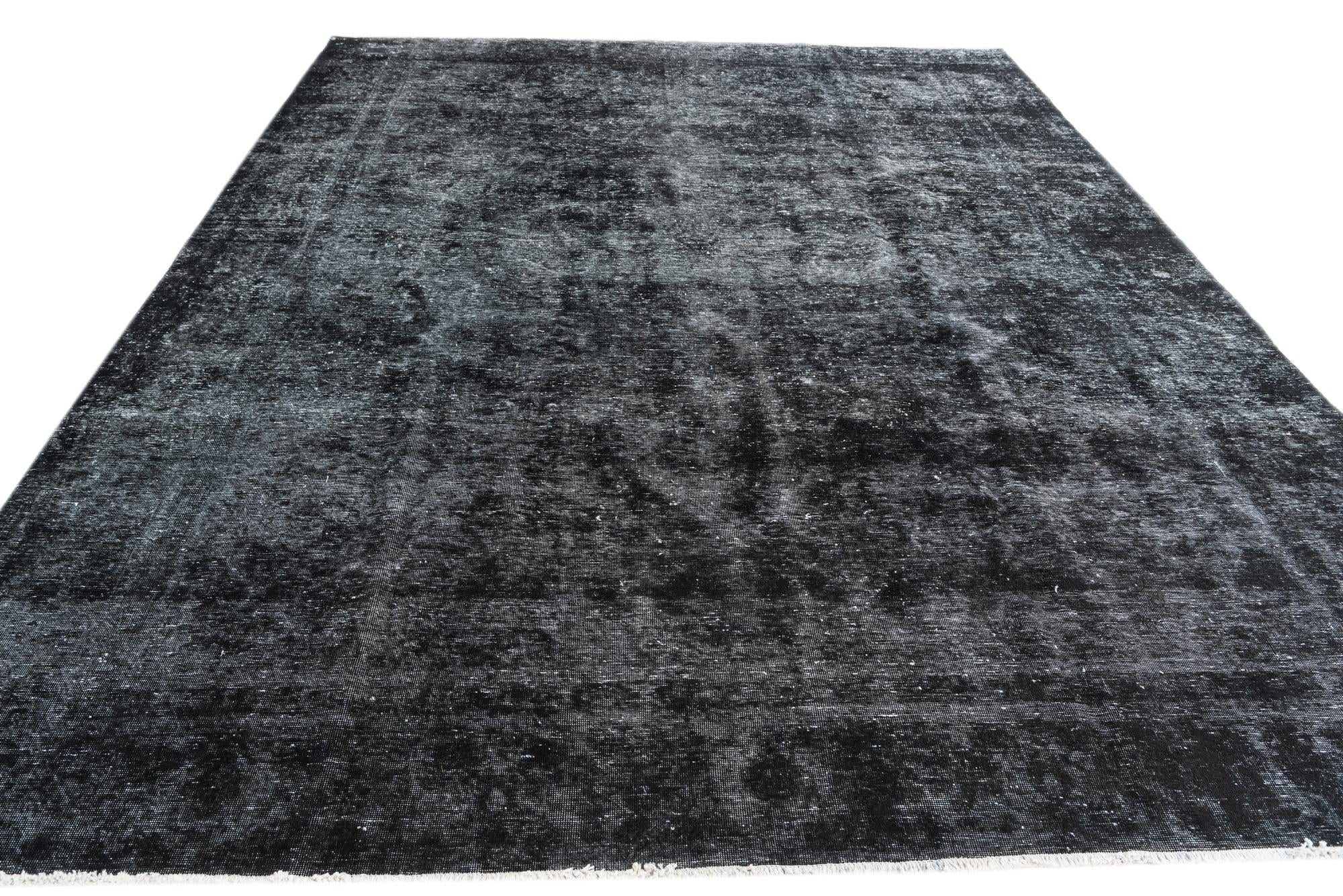 9' 3 x 12' 3 Hand Knotted Ultra Vintage Persian Wool Rug