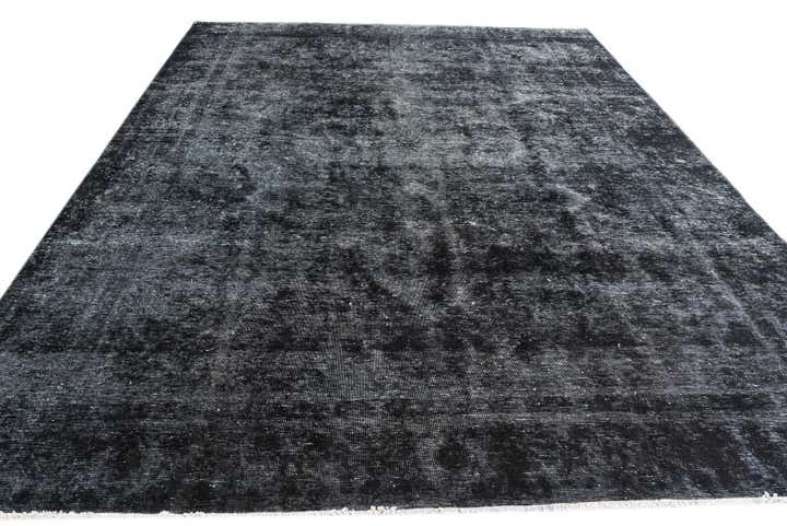 9' 3 x 12' 3 Hand Knotted Ultra Vintage Persian Wool Rug