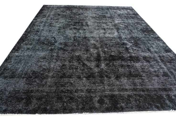 Detail image of 9' 3 x 12' 3 Hand Knotted Ultra Vintage Persian Wool Rug