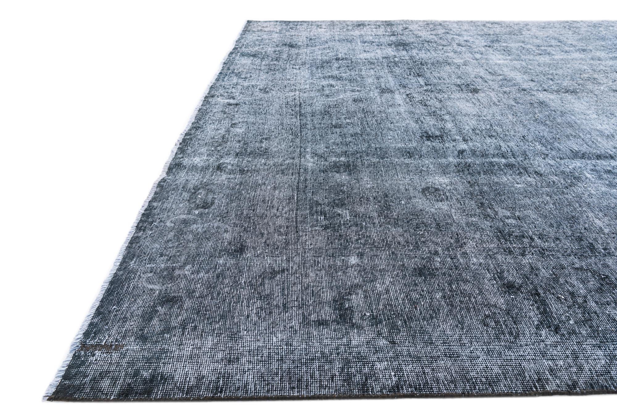 9' 3 x 12' 1 Hand Knotted Ultra Vintage Persian Wool Rug