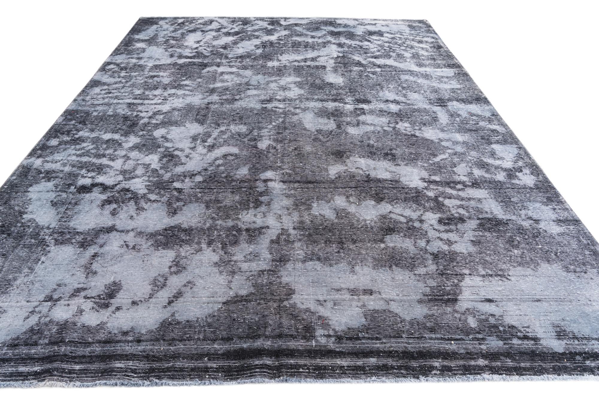 9' 2 x 12' 6 Hand Knotted Ultra Vintage Persian Wool Rug