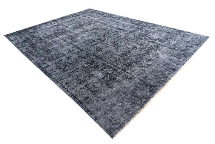 9' 9 x 13' 4 Hand Knotted Ultra Vintage Persian Wool Rug