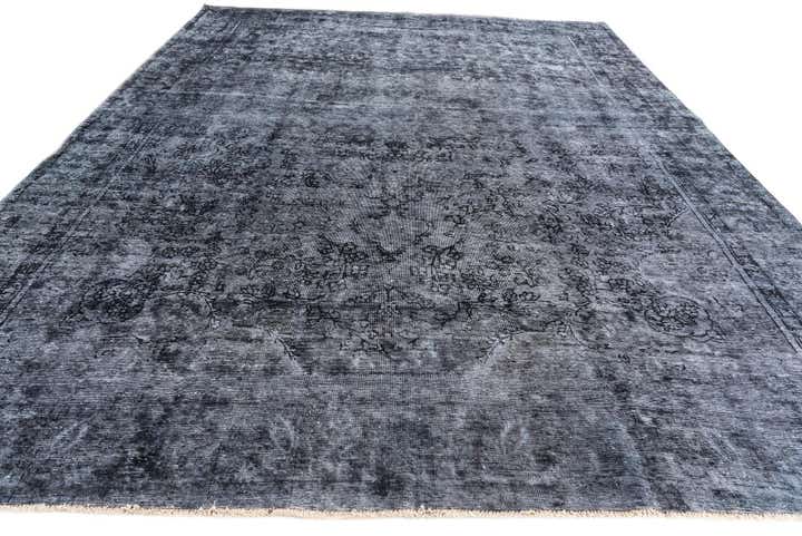 9' 9 x 13' 4 Hand Knotted Ultra Vintage Persian Wool Rug