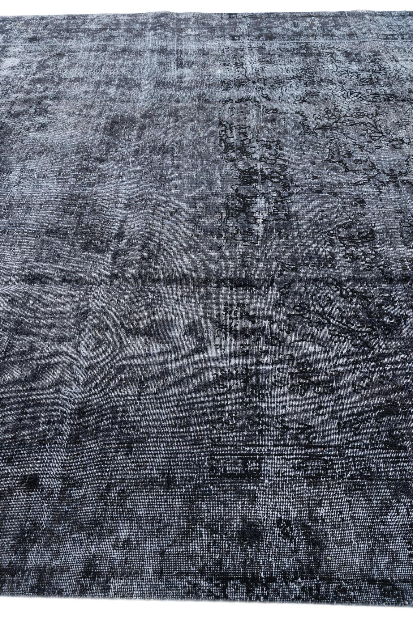 9' 9 x 13' 4 Hand Knotted Ultra Vintage Persian Wool Rug